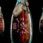 Three Hearts Rum bottle