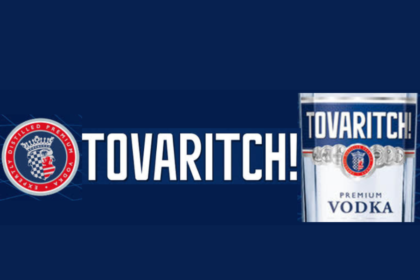 Tovaritch logo plus bottle