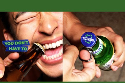 Still image from Tuborg marketing campaign