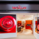 Store front of The Macallan West Coast US flagship boutique at Los Angeles International Airport