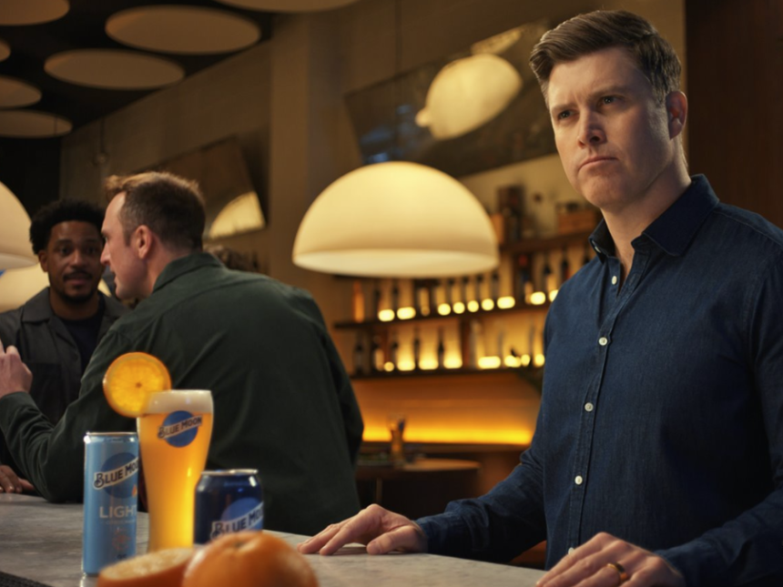 Colin Jost, Blue Moon still from new TV advert