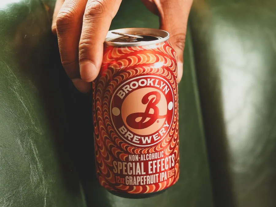 Brooklyn Brewery non-alcoholic beer (old packaging)