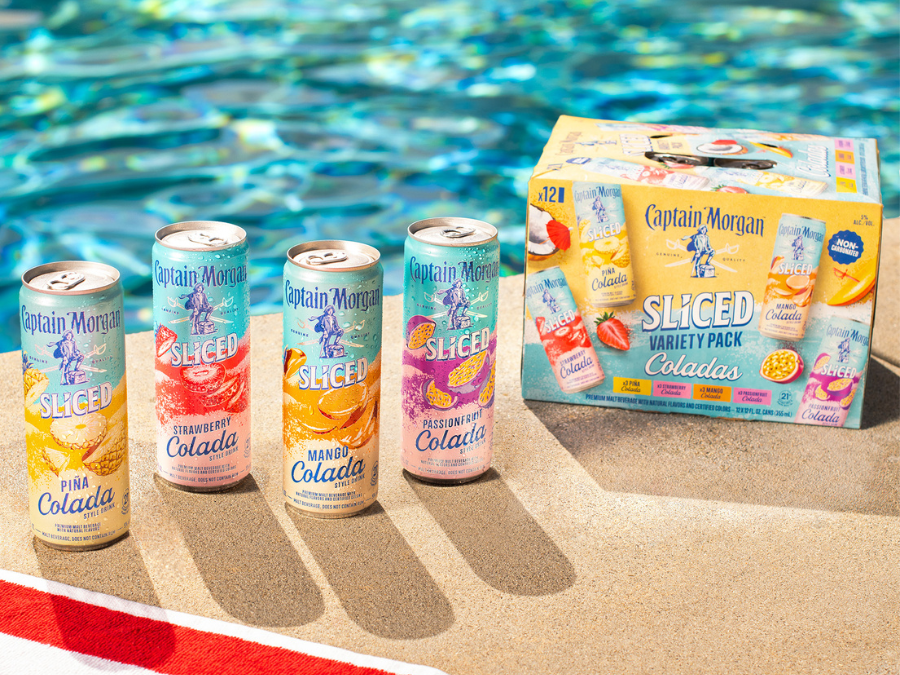 Captain Morgan Sliced Colada four cans