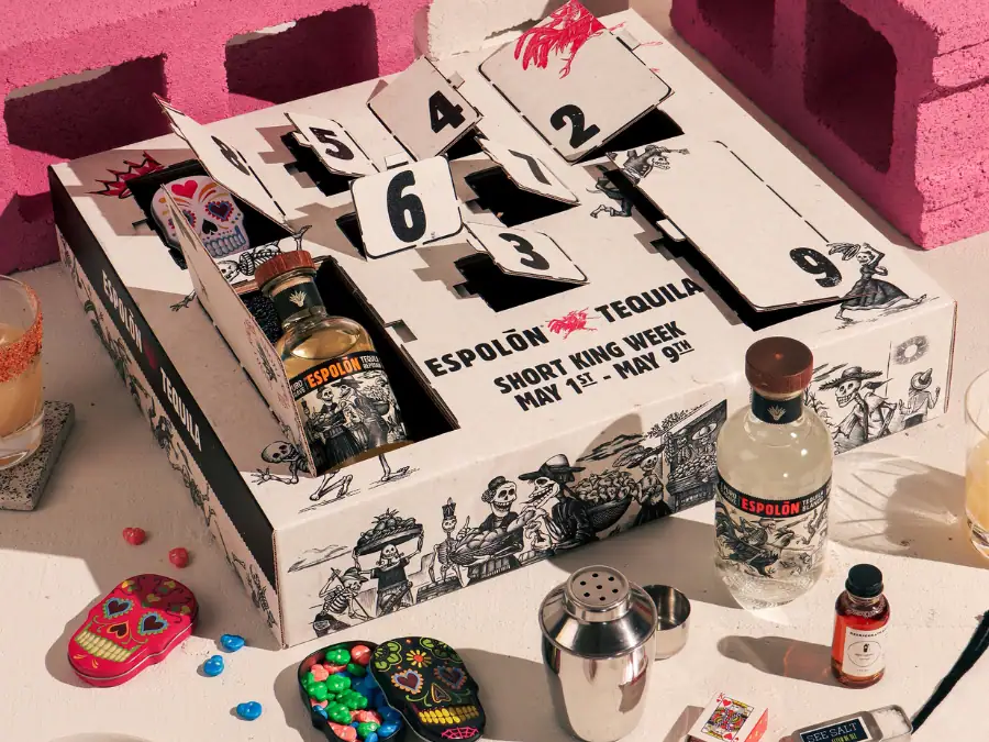 Espolòn Advent-style calendar Nine Days of Short Kings Kit
