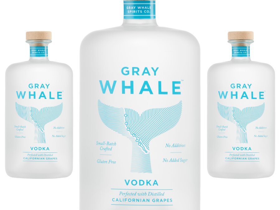 Gray Whale Vodka bottle