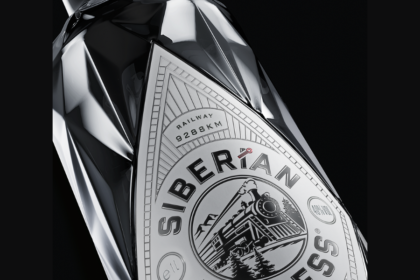 Siberian Express bottle close-up