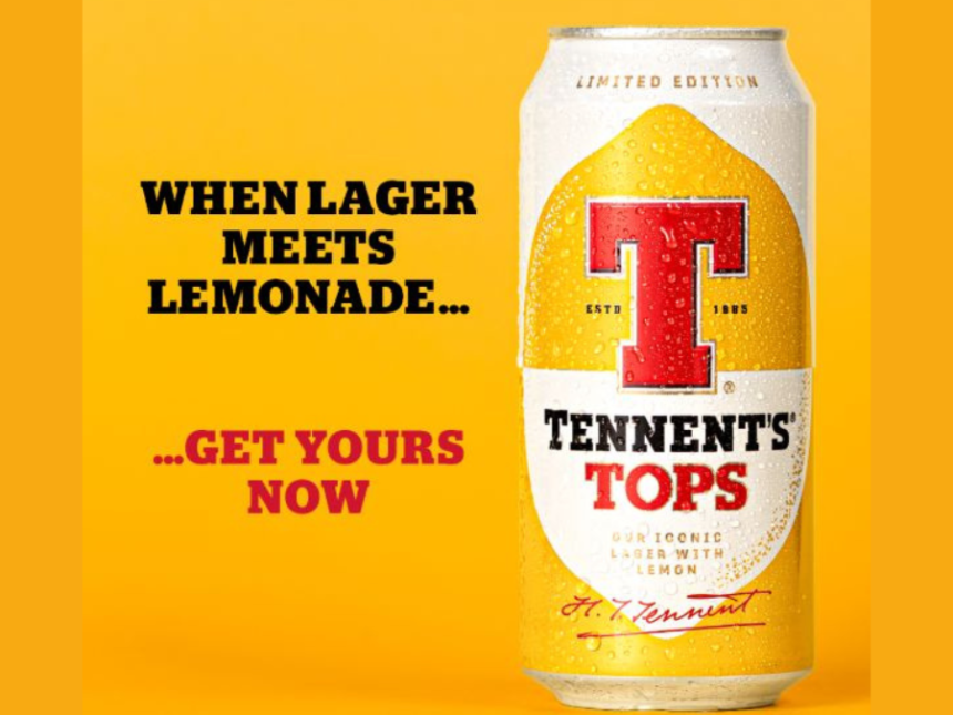 Can of Tennent's Tops