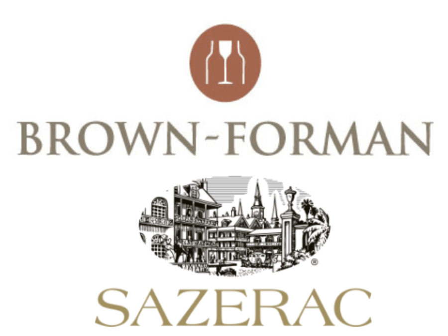 Brown-Forman and Sazerac Co logos