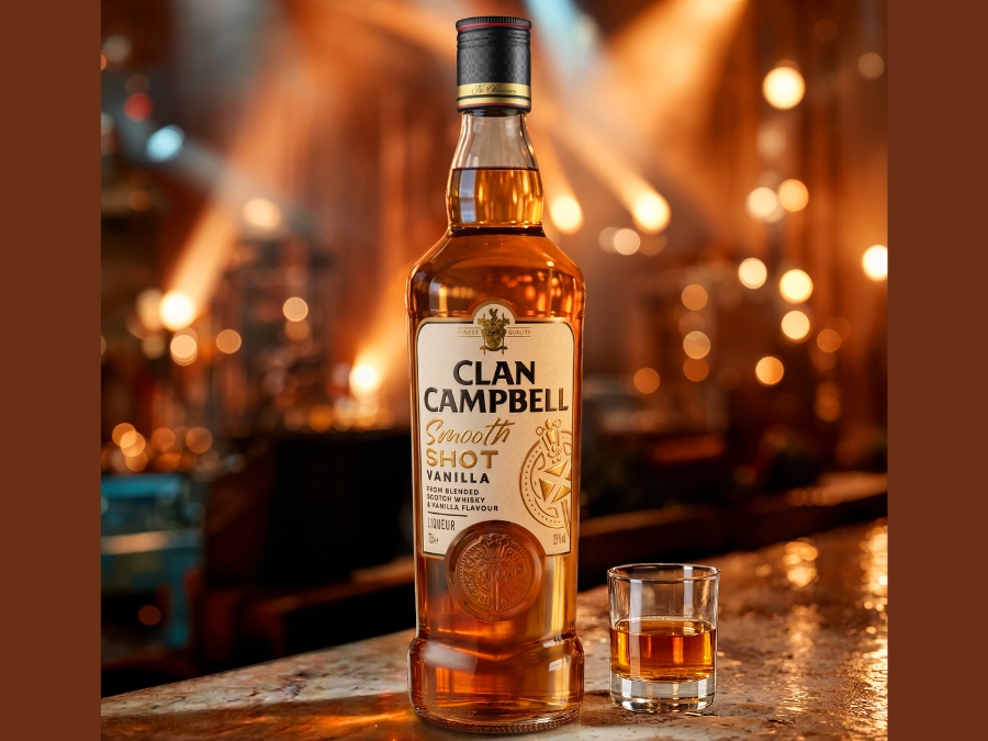 Clan Campbell Smooth Shot Vanilla bottle