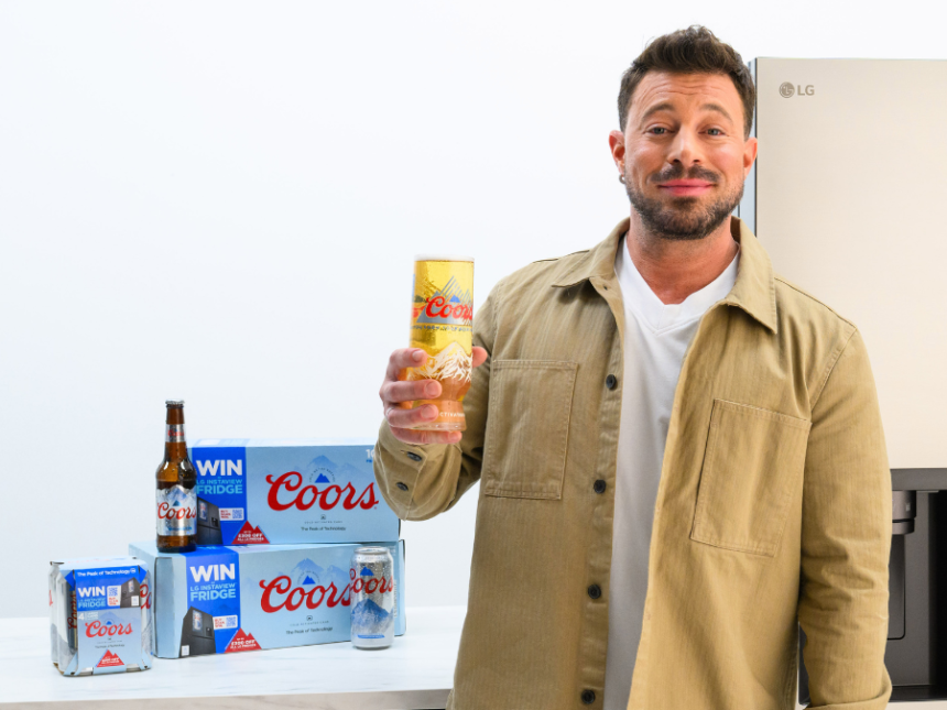 Molson Coors ad with Duncan James