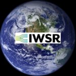 Earth from space with IWSR logo