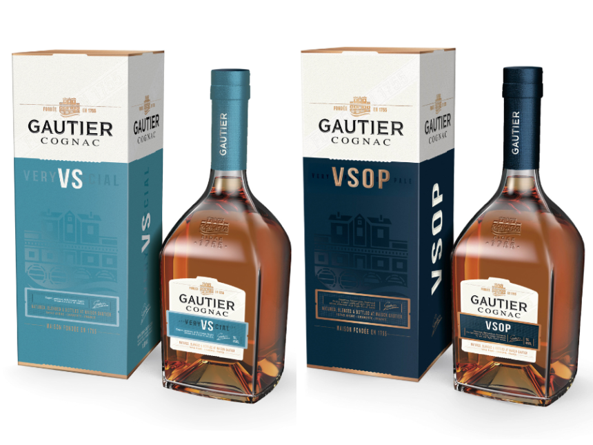 Gautier VS & VSOP bottles and boxes