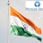India flag with Pernod Ricard logo