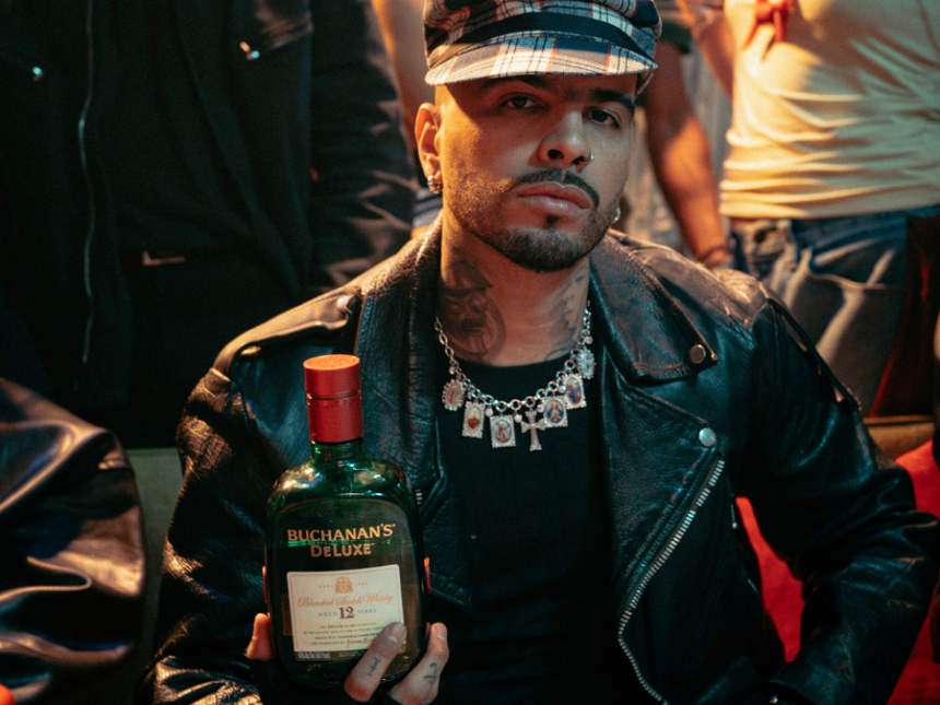 Rauw Alejandro with Buchanan’s