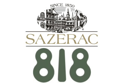 Sazerac Co and 818 Tequila logos