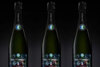 Champagne Taittinger FIFA bottle