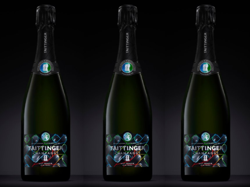 Champagne Taittinger FIFA bottle