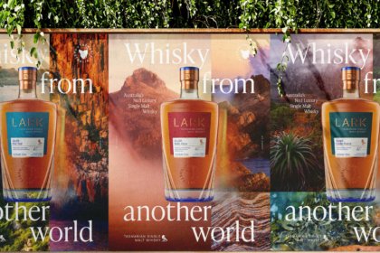 Lark Distilling billboard