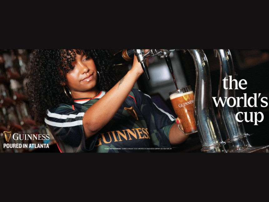 Still image from Guinness FIFA World Cup 2026 campaign