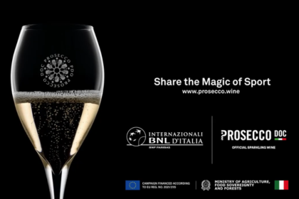 Prosecco DOC is making its debut in the world of international professional tennis.
