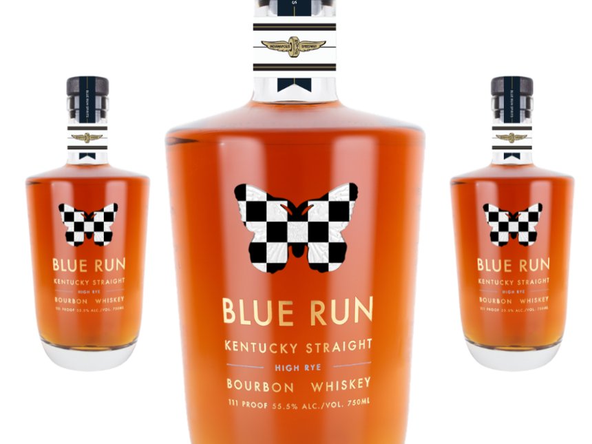 Blue Run Indianapolis 500 bottle 2026