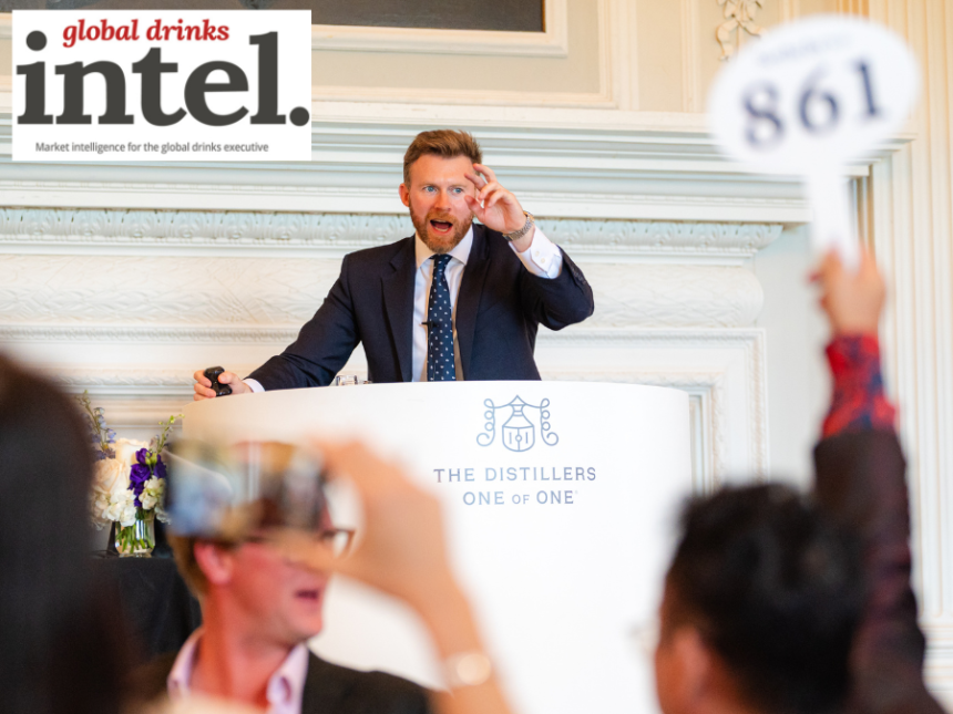 Auctioneer at Distillers One of One