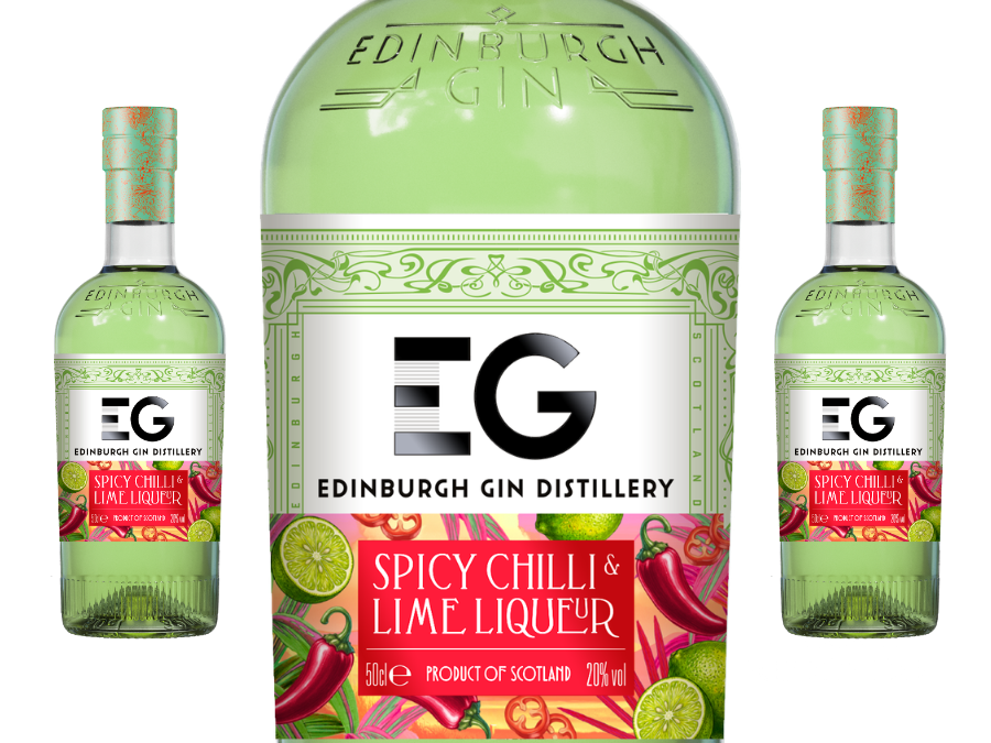 Edinburgh Gin Spicy Chilli & Lime Liqueur bottle