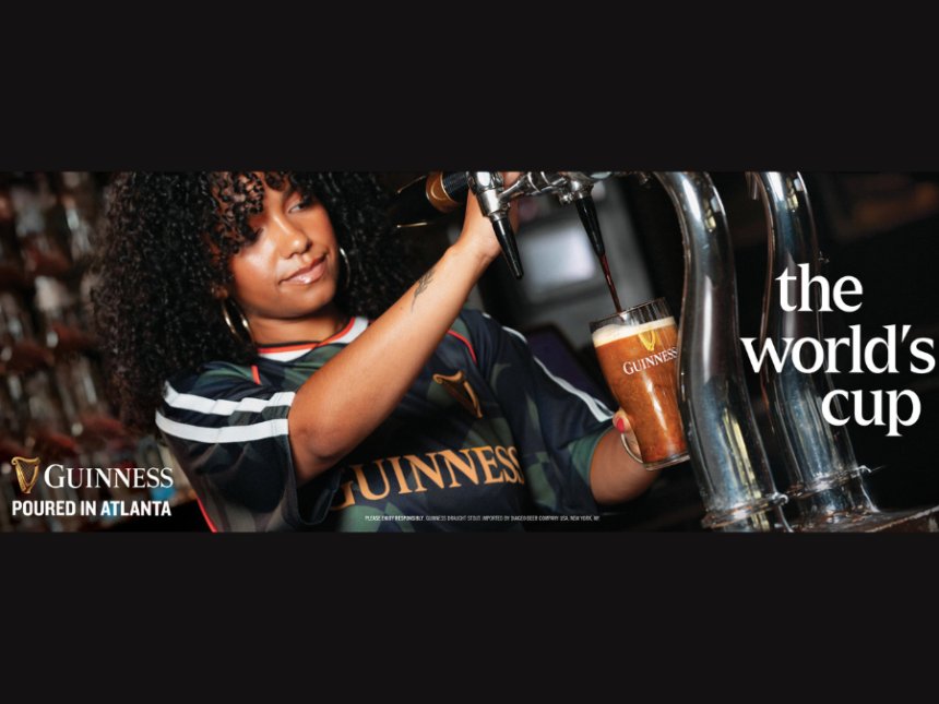 Still image from Guinness FIFA World Cup 2026 campaign