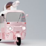 I Heart's branded tuk-tuk
