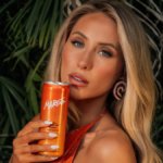 Alix Earle with SipMargs can