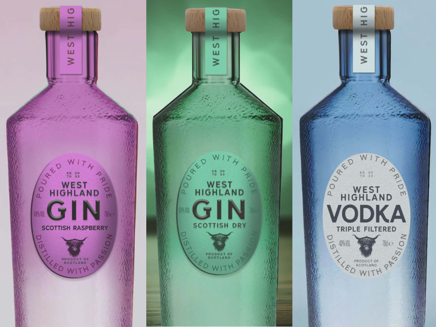 West Highland Spirits new packaging