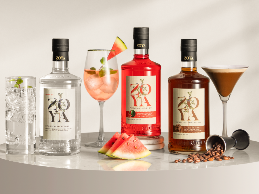 ABD Zoya range three bottles