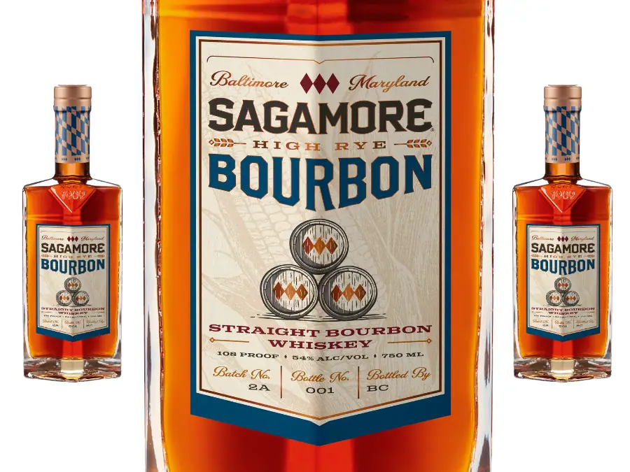 Sagamore High Rye Straight Bourbon bottle