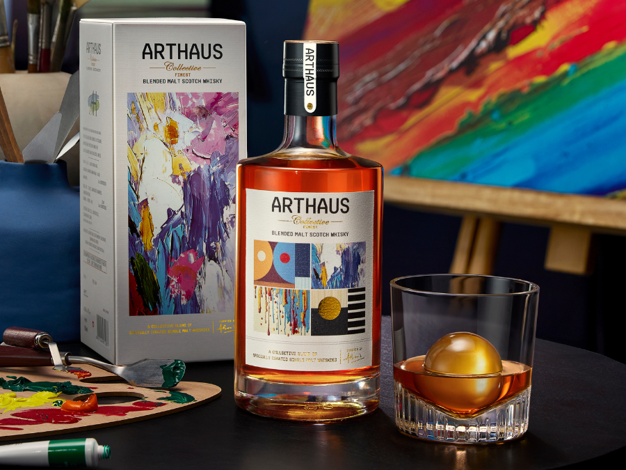 ABD Arthaus Blended Malt Scotch bottle and box