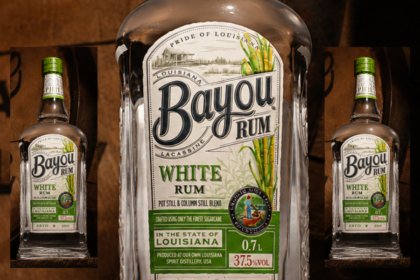 Bayou White Rum bottle