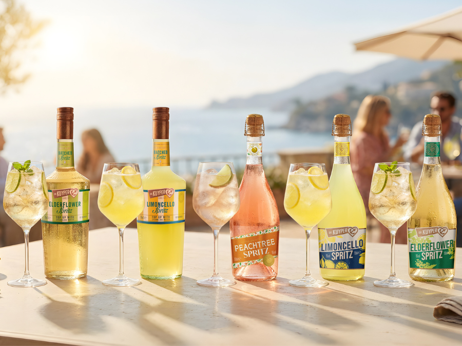 De Kuyper Spritz range five bottles
