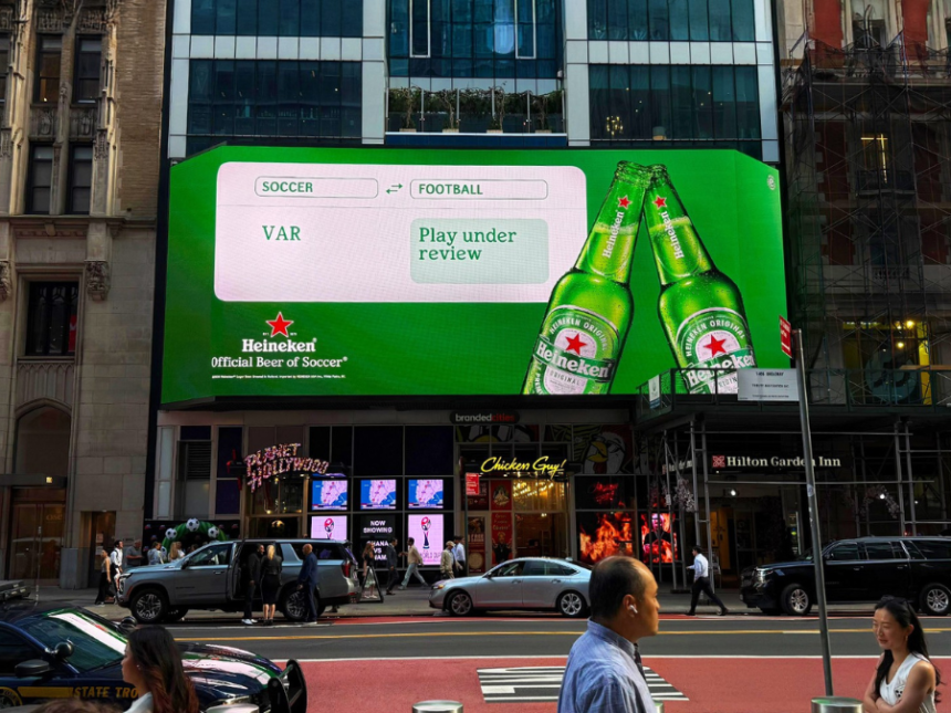 Heineken World Cup billboard