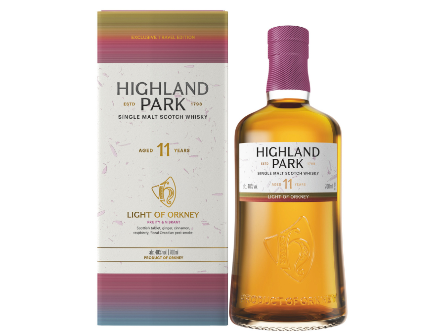 Highland Park Light of Orkney 11 Year Old bottle and box