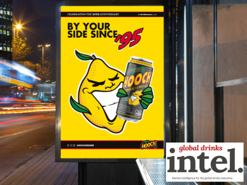 Out-of-home ad for Hooch