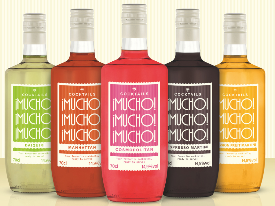Mucho! Cocktails five bottles