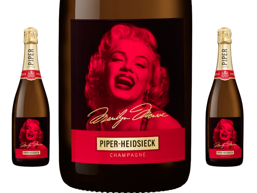 Piper-Heidsieck Marilyn Monroe Cuvée bottle
