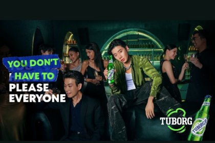 Jay Park in Tuborg marketing asset