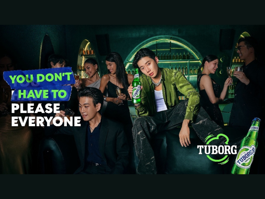 Jay Park in Tuborg marketing asset