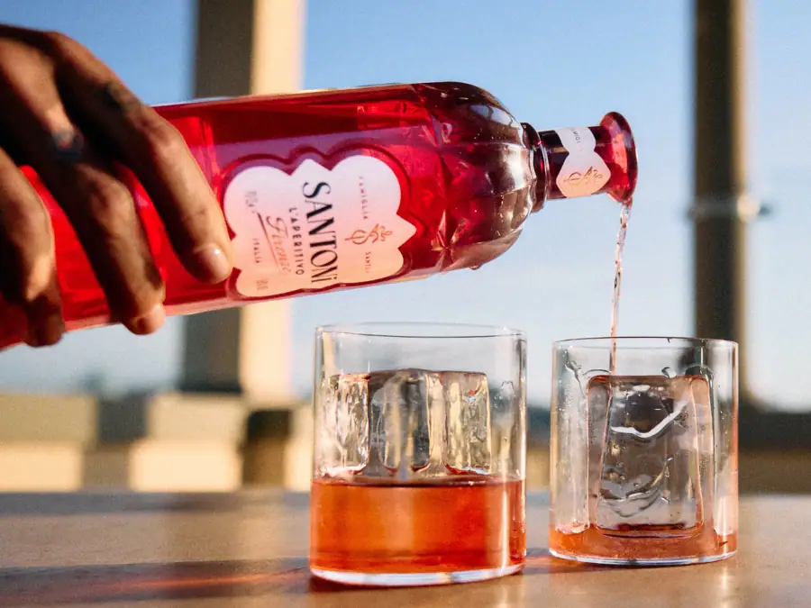 Santoni Aperitivo bottle with two serves