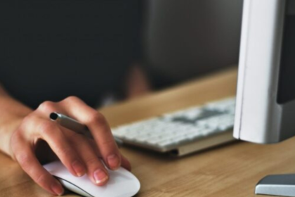 Computer and mouse