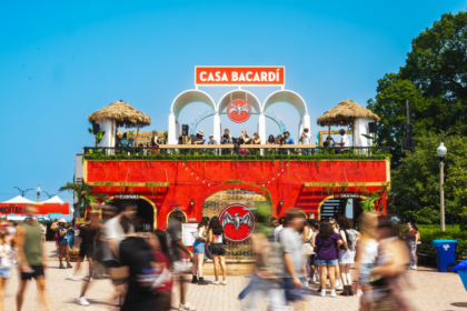 Bacardi at Lollapalooza festival in the US