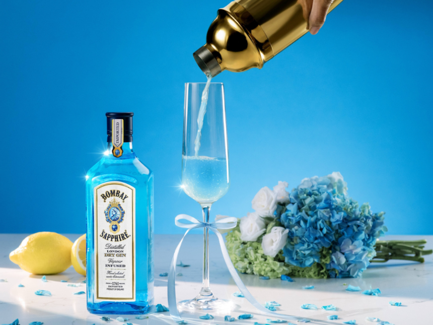Bombay Sapphire cocktail