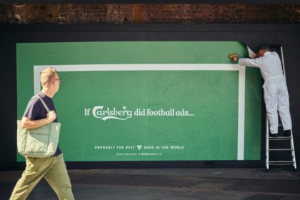 Out-of-home ad for Carlsberg