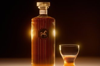 SirDavis American Whisky with glass