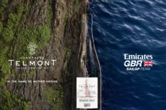 Champagne Telmont Emirates GBR SailGP wine